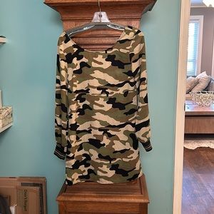 Camo mini dress